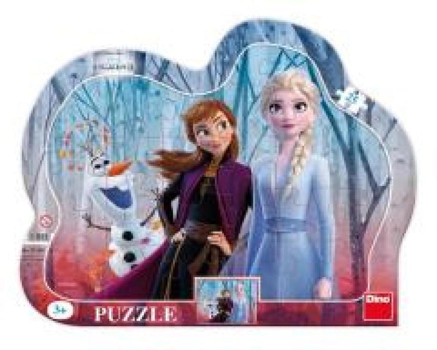 Puzzle 25 ramkowe Kraina Lodu Frozen II Przyjaciel folia,278x5 mm