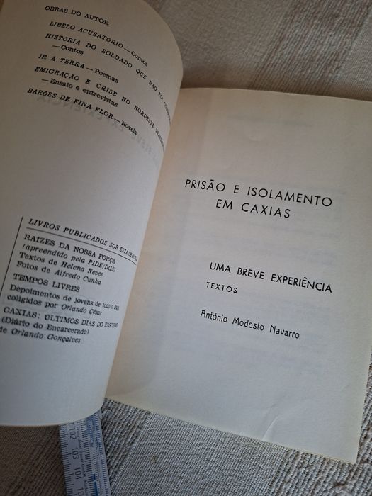 Prisão e Isolamento em Caxias por Modesto Navarro