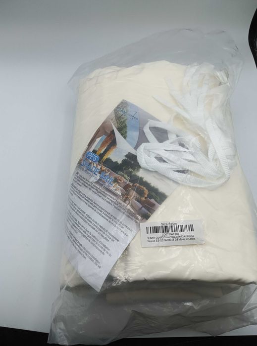 Toldo Vela Retangular SUNNY GUARD 3x4m - Creme