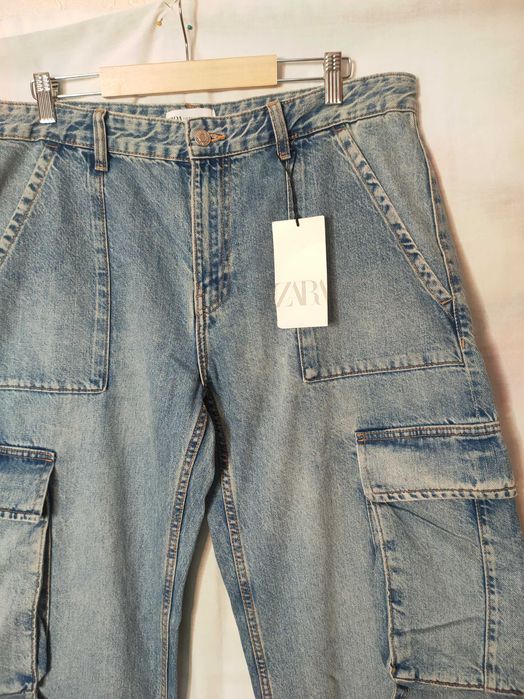 Джинси жіночі CARGO ZARA плюс сайз нові
