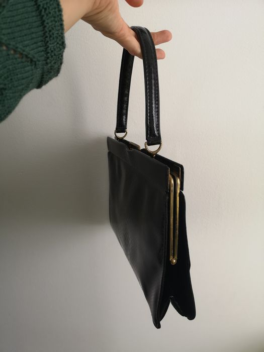 Maleta vintage em pele