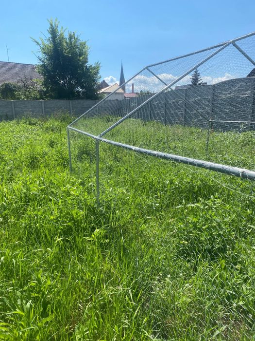 Vida XL klatka zewnętrzna dla kurcząt zlożona