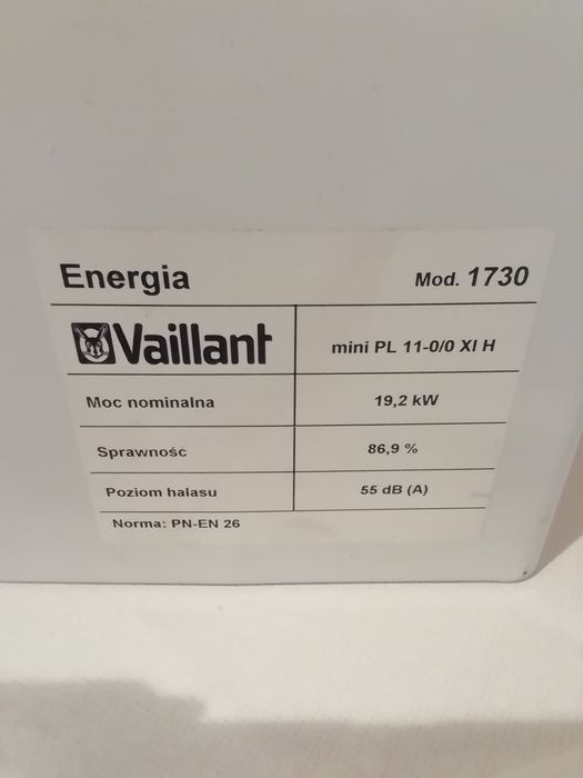 Piecyk/podgrzewacz Vailant mini pl mod 1730