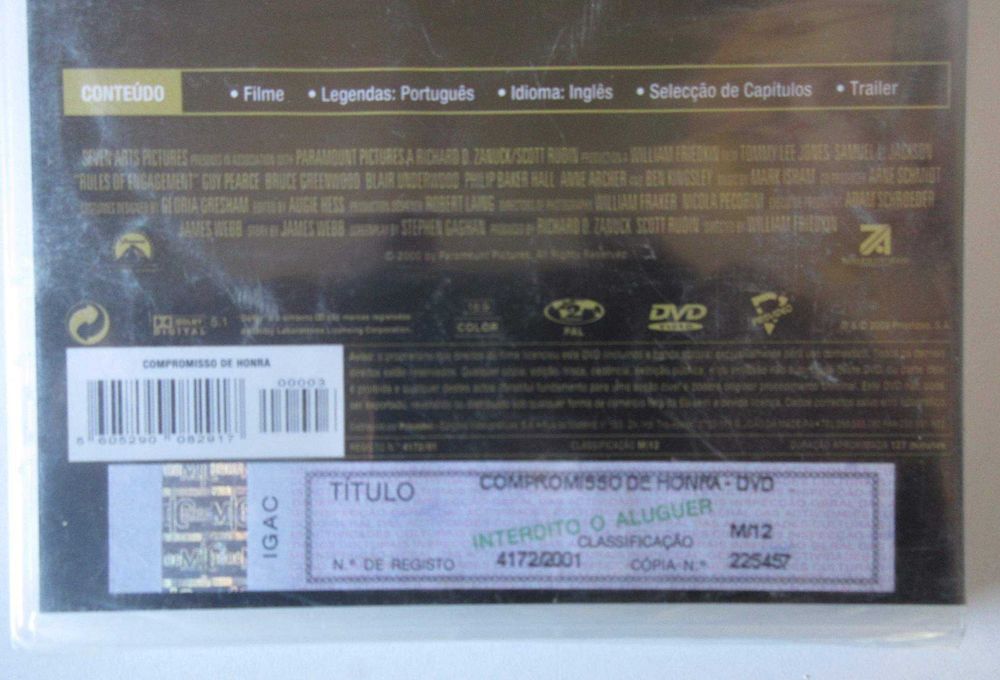 Compromisso De Honra (Tommy Lee Jones) (DVD NOVO / SELADO)64752318600834122