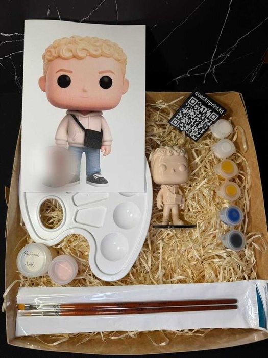 Фігурка по фото | Персональна 3D-фігурка по фото в стилі Фанко (Funko) | Ідея подарунка