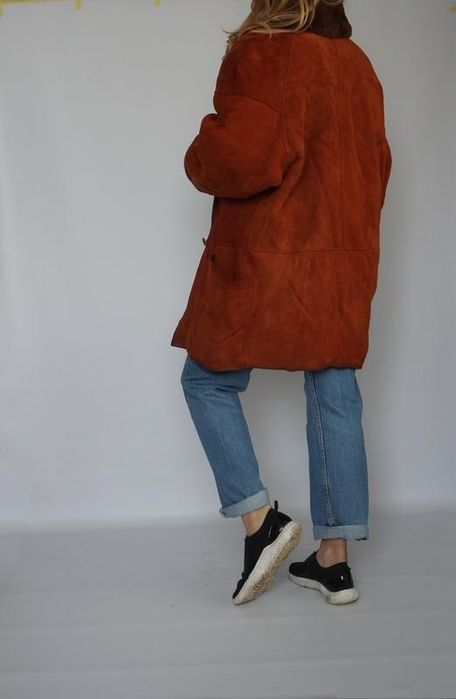 Дублянка натуральне хутро вінтаж c&a шуба