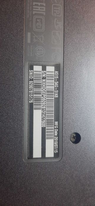 Ноутбук Acer Aspire A515-54G 512 Гб SSD M.2