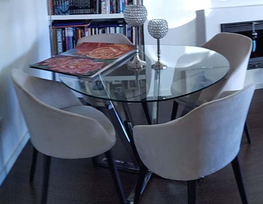 4 cadeiras Interdesign, ultra confortáveis