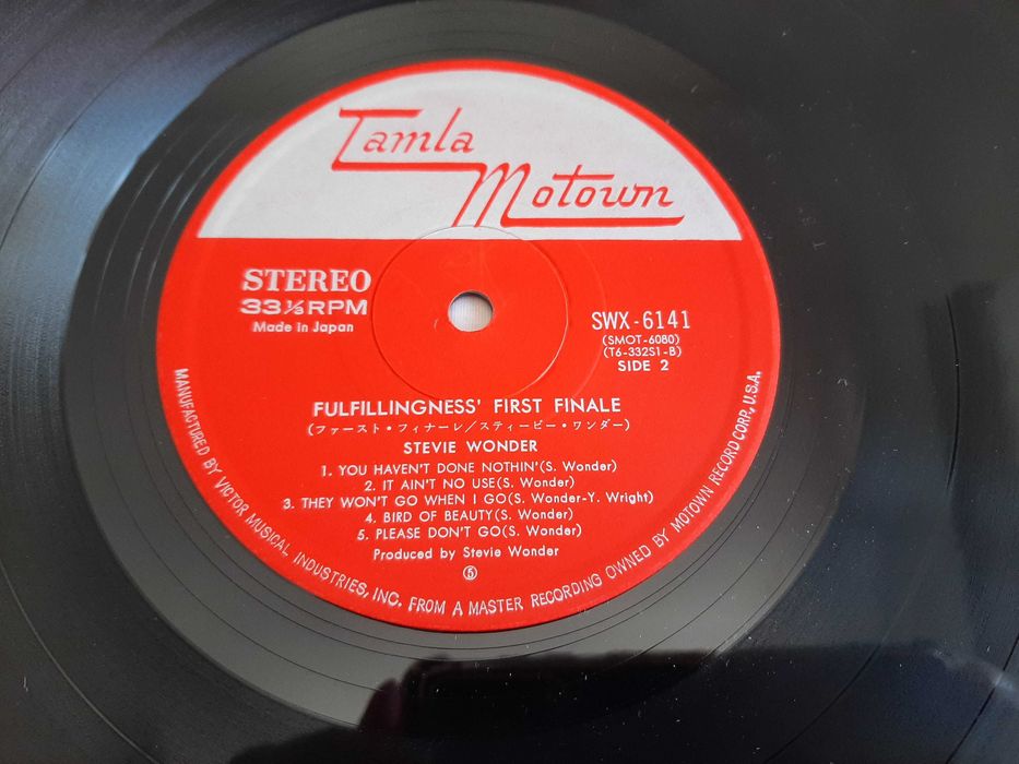 Stevie Wonder - Fulfillingness` First Finale - Japão - Vinil LP