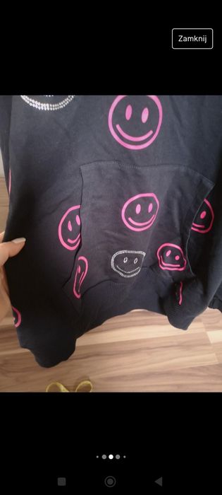 Przepiękna nowa granatowa bluza megi na S M L