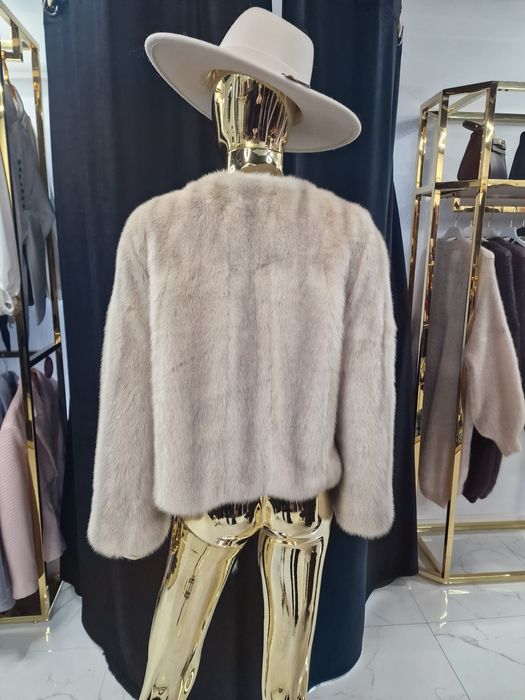 Futro norek  srebrnych