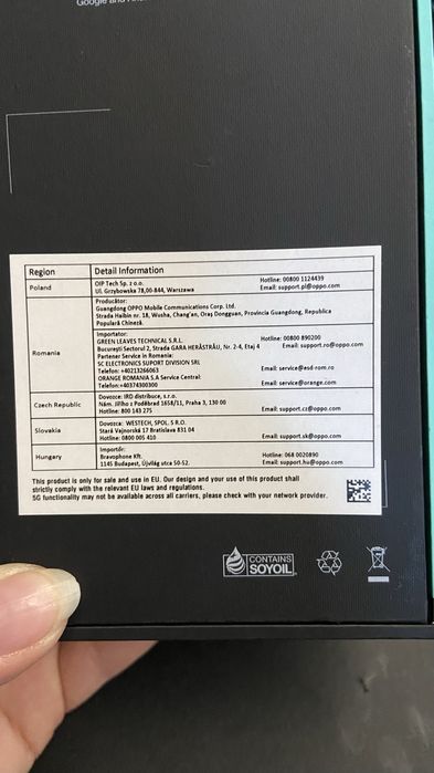 Telefon oopo reno 7 nowy