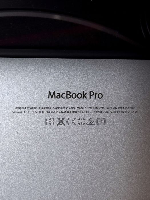MacBook Pro Retina 15’’