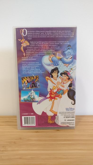 Cassete VHS: Aladdin e o Rei dos Ladrões 1996