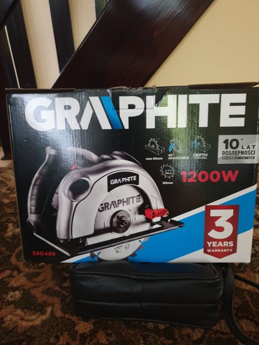 Nowa Pilarka GRAPHITE moc 1200watt  3 Lata Gwarancji