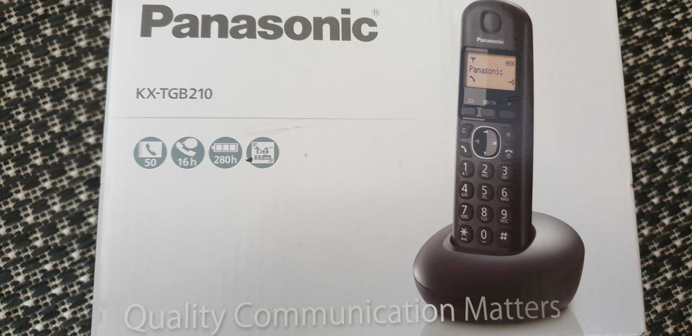 Telefon stacjonarny bezprzewodowy Panasonic KX-TGB210