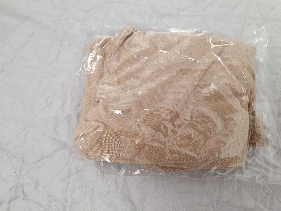 Rajstopy beżowe 80 den metaliczny połysk