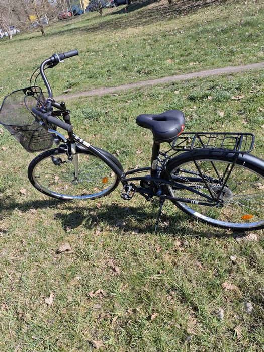 OKAZJA!Rower  z przerzutkami bagażnikiem i koszem