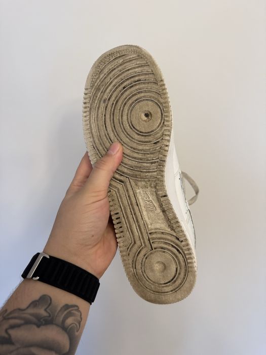 Buty Nike Air Force 1 3white białe y2k 47,5 EU 31cm