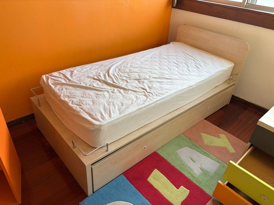 Cama solteiro dupla 200x100