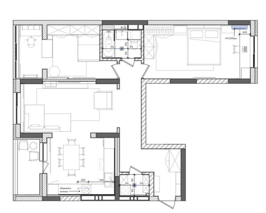 3-комнатная квартира по адресу ул. Кадетский Гай (площадь 80,1 м²) - Atlanta.ua - фото 22