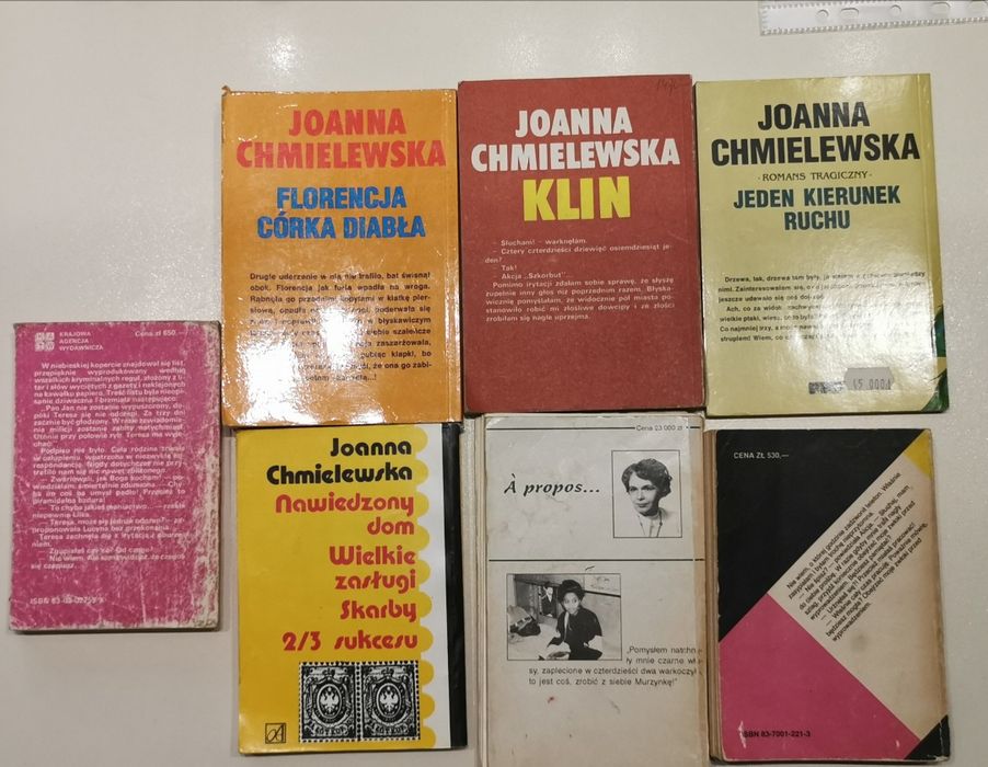 Joanna Chmielewska - kolekcja 7 książek