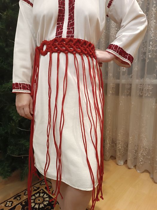 Припинда/припинка/пояс ручної роботи у техніці макраме