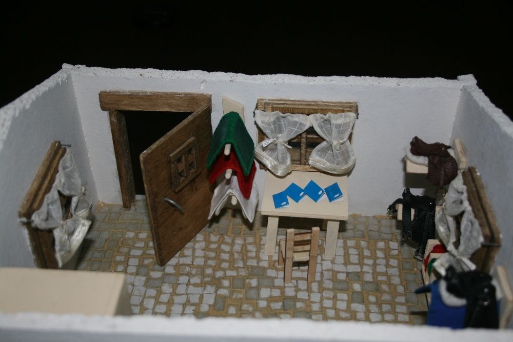 Modelismo - Sala de Arreios - estilo Schleich (1:20)