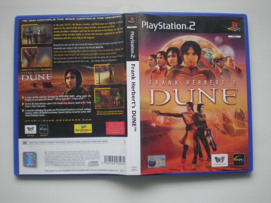 6 jogos PS2 - Dune Spectral Generation Rygar GT-R Guncom Flat