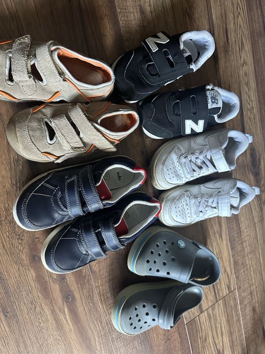Zestaw butow clarks new balance nike crocsy 27/28