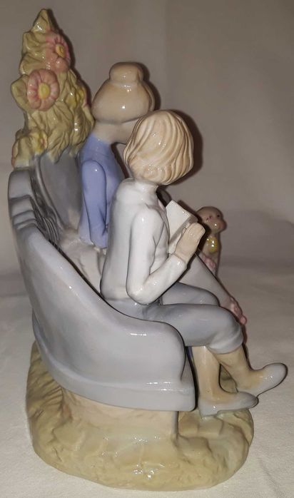 figurka porcelanowa scena rodzajowa