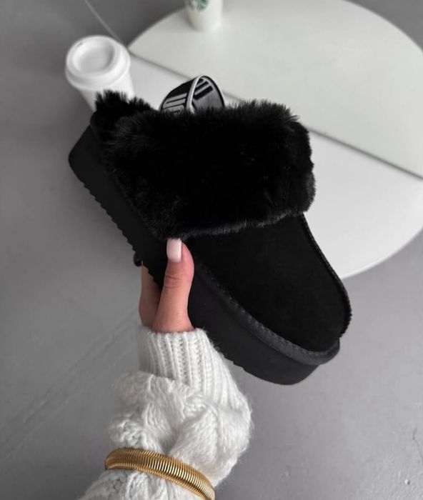 Короткие угги с резинкой