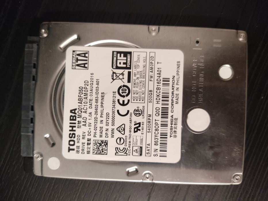 HDD IDE SATA 2.5"160Gb\320Gb\500Gb винчестер