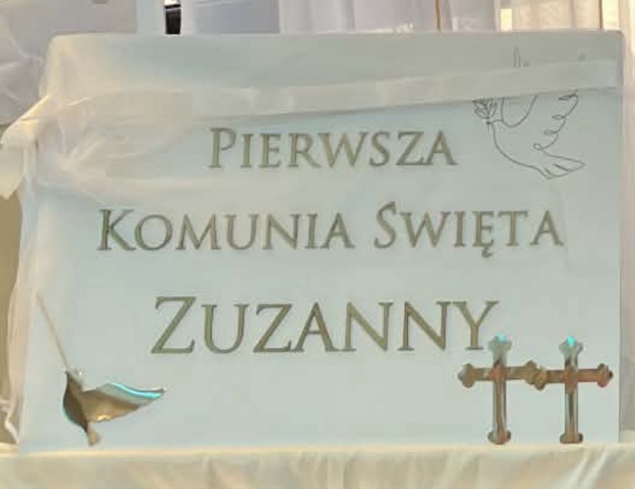 Tablica komunia swieta