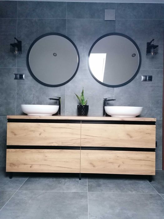 Szafka pod umywalkę 180 cm - meble łazienkowe