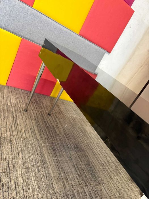 Konsola stolik konsolowy toaletka 145x45 czarna połysk zobacz!