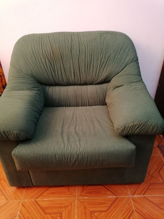 Poltrona em pele lavável