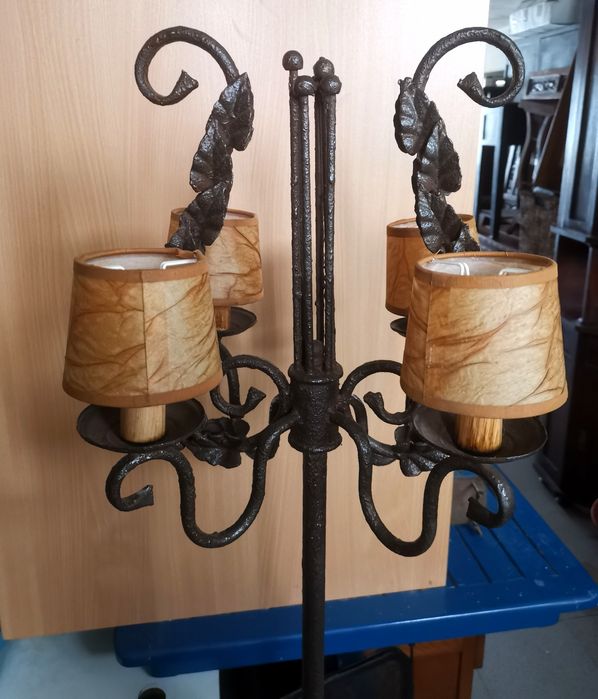 Candeeiro ferro maciço