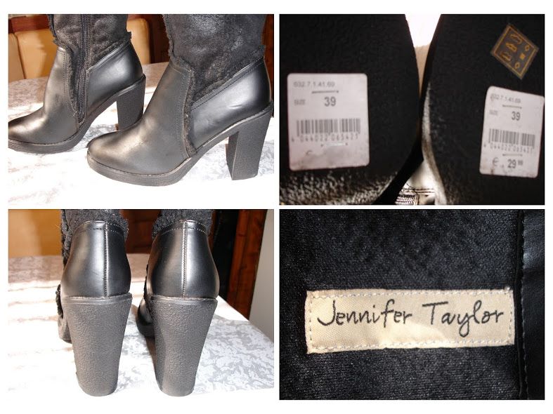 Сапоги/ЧОБОТИ 39-40 р. (25-26 см) жіночі. ЧОРНІ. Каблук. ДЕМІСЕЗОН.