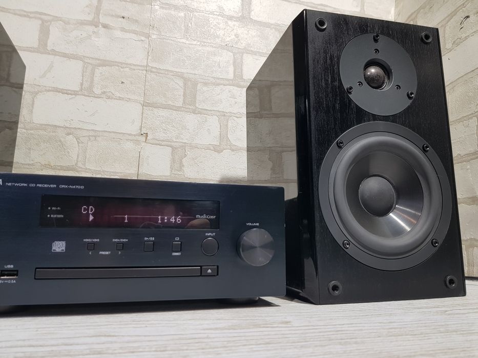 Музичний центр YAMAHA CRX-N470, 2x25 Вт, Wi-Fi, Bluetooth, б/