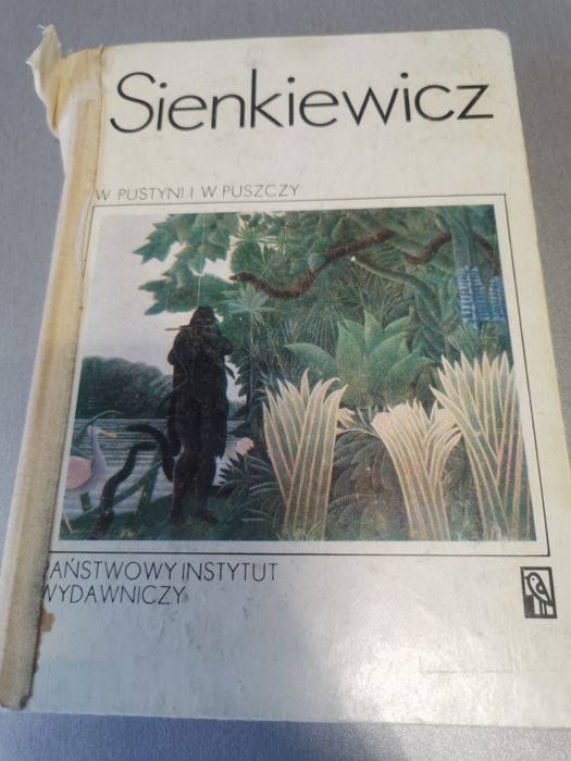 Książka "W pustyni i w puszczy" Sienkiewicz