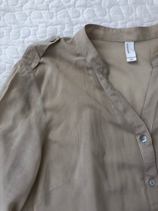 Vero moda koszula beżowa S na guziczki jak nowa safari