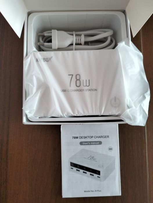 Зарядна станція  78W   Power Delivery 3.0 Quick Charge