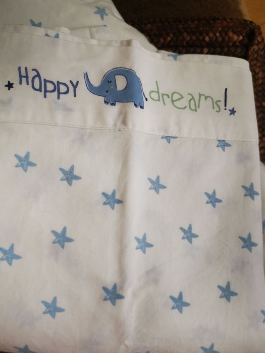 Lençóis para berço de bebé