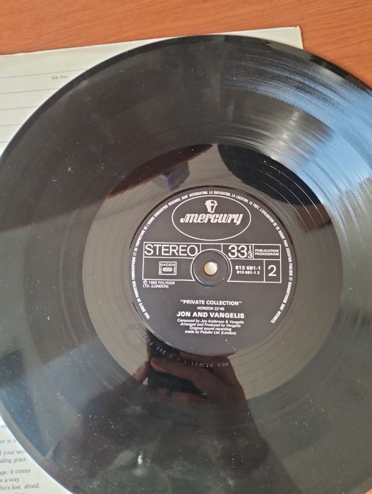 Disco de vinil LP Jon and Vangelis