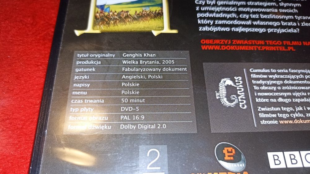Czyngis Chan BBC DVD lektor