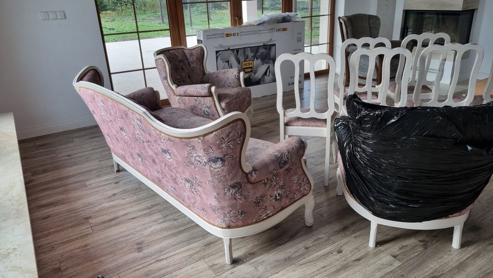 Meble salon i jadalnia - styl prowansalski
