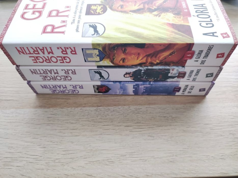 Guerra dos tronos - volumes 1, 2 e 6
