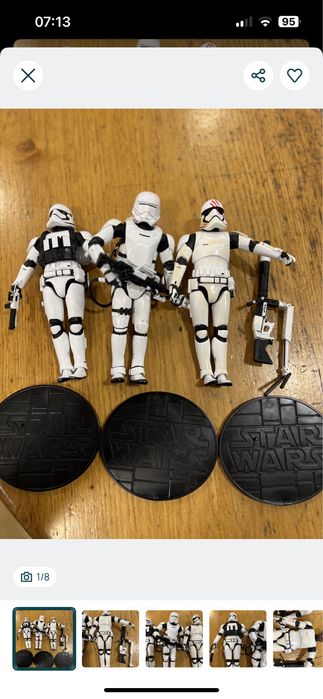Bonecos coleção ferro Star Wars