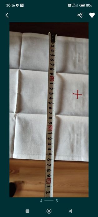 Puryfikaterze liturgiczne 100%bawełna szyte